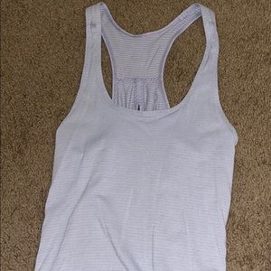 Loose purple lululemon tank